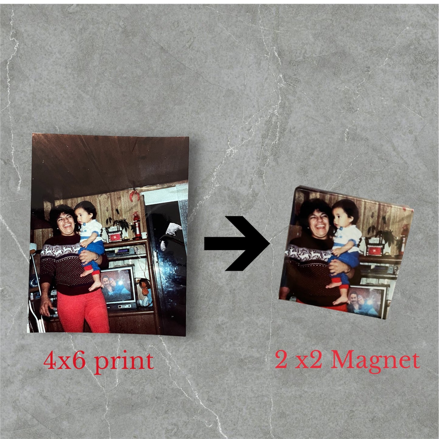 Personalized Photo Magnet (Set of 9)